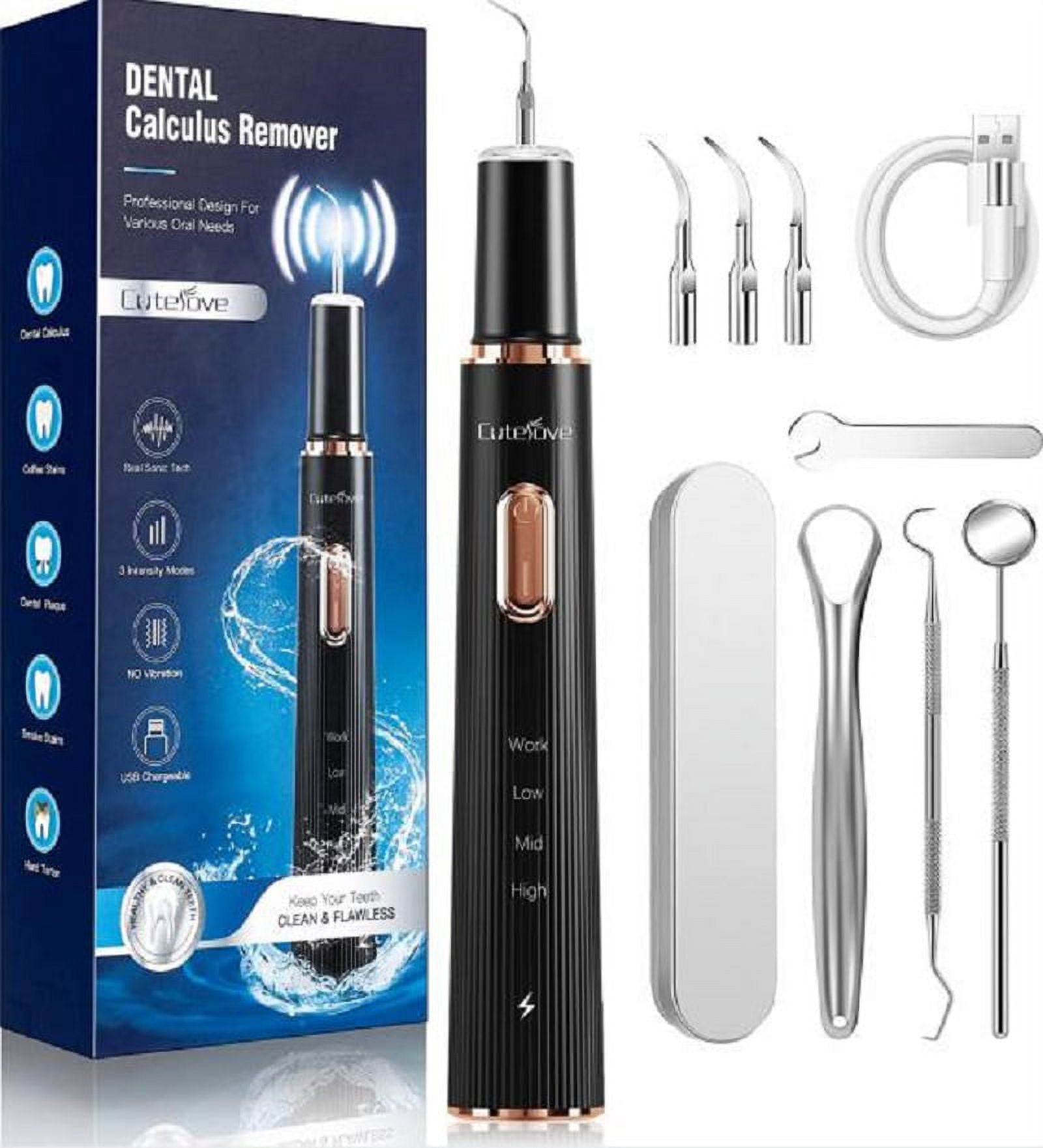 Electric Ultrasonic Dental Calculus Remover, High Frequency Vibration