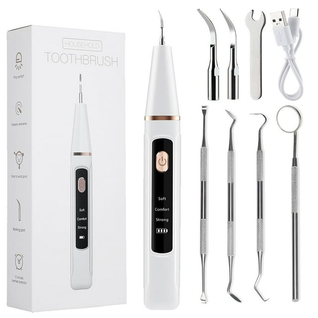 Electric Ultrasonic Dental Cleaner Portable Oral Teeth Tartar