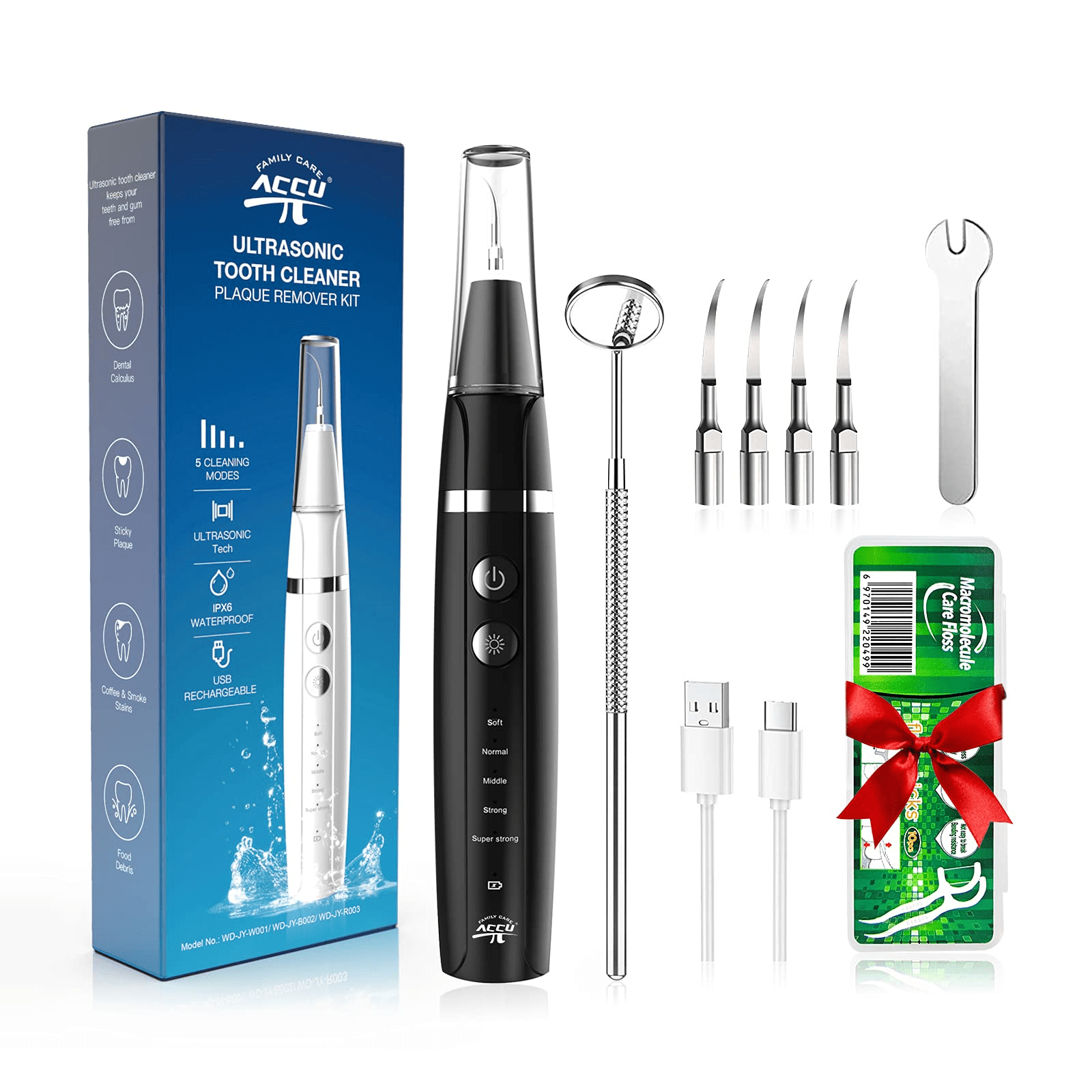 Electric Ultrasonic Plaque Remover for Teeth Dental Calculus/Tartar