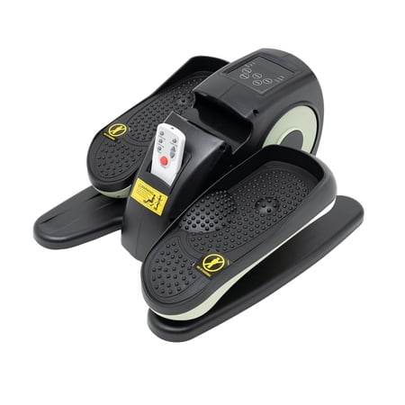 Electric Under Desk Ellipticals Machine Stepper Pedal Exerciser w/ Remote for Seniors Green