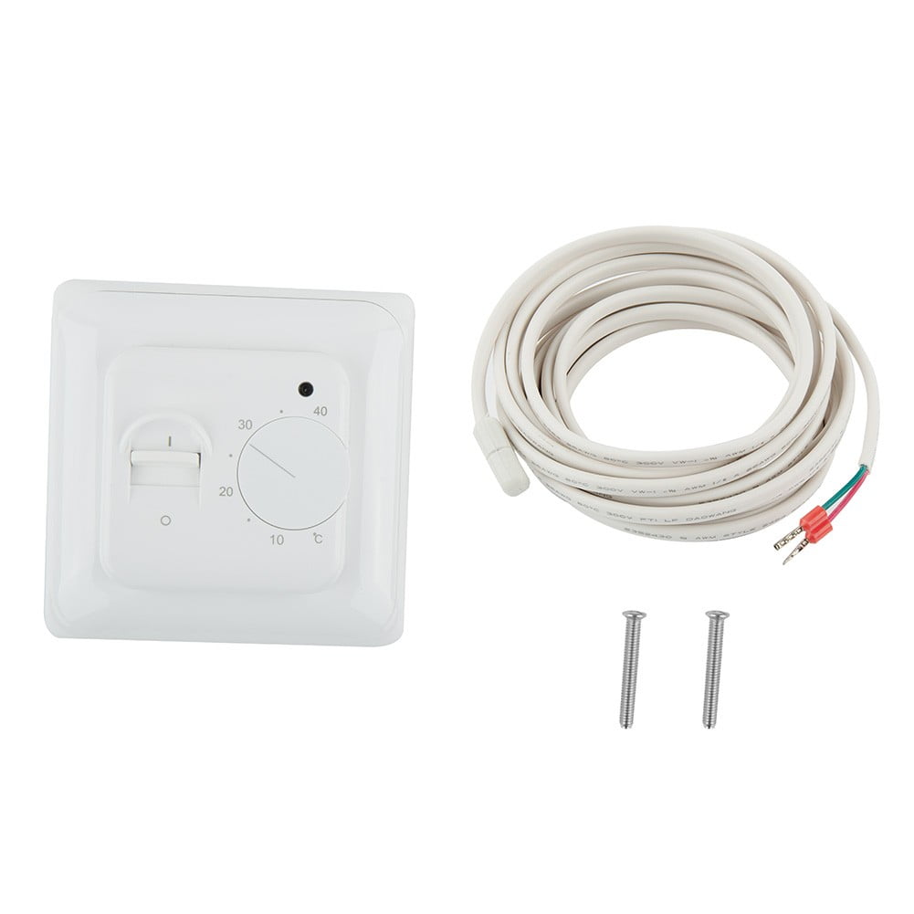 Electric UnderFloor Heating Thermostat Control Switch+ Floor Sensor