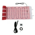 Electric Underfloor Heating Mat Kit Radiant Tile Floor System WiFi Control 3 Square Meter with ...