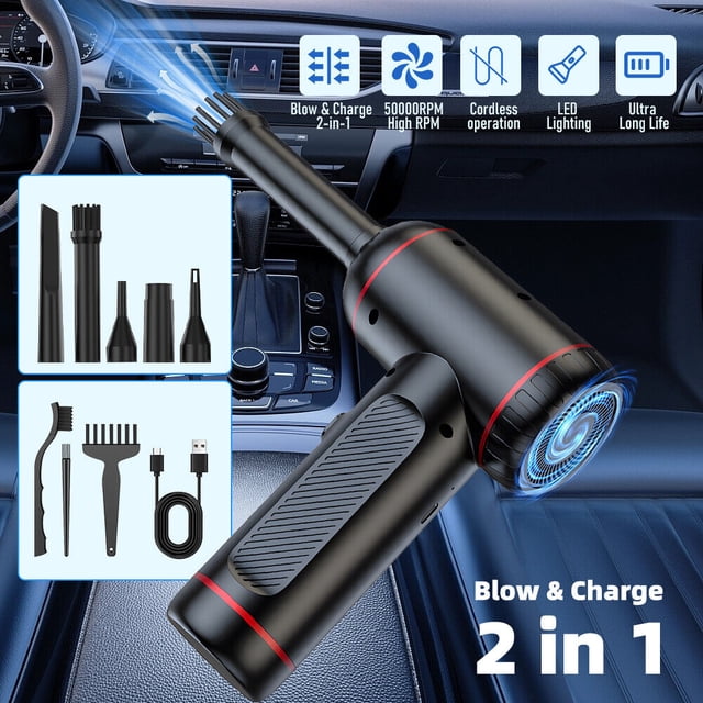 Electric Vacuum Cleaner Air Duster Suction High Pressure for Computer