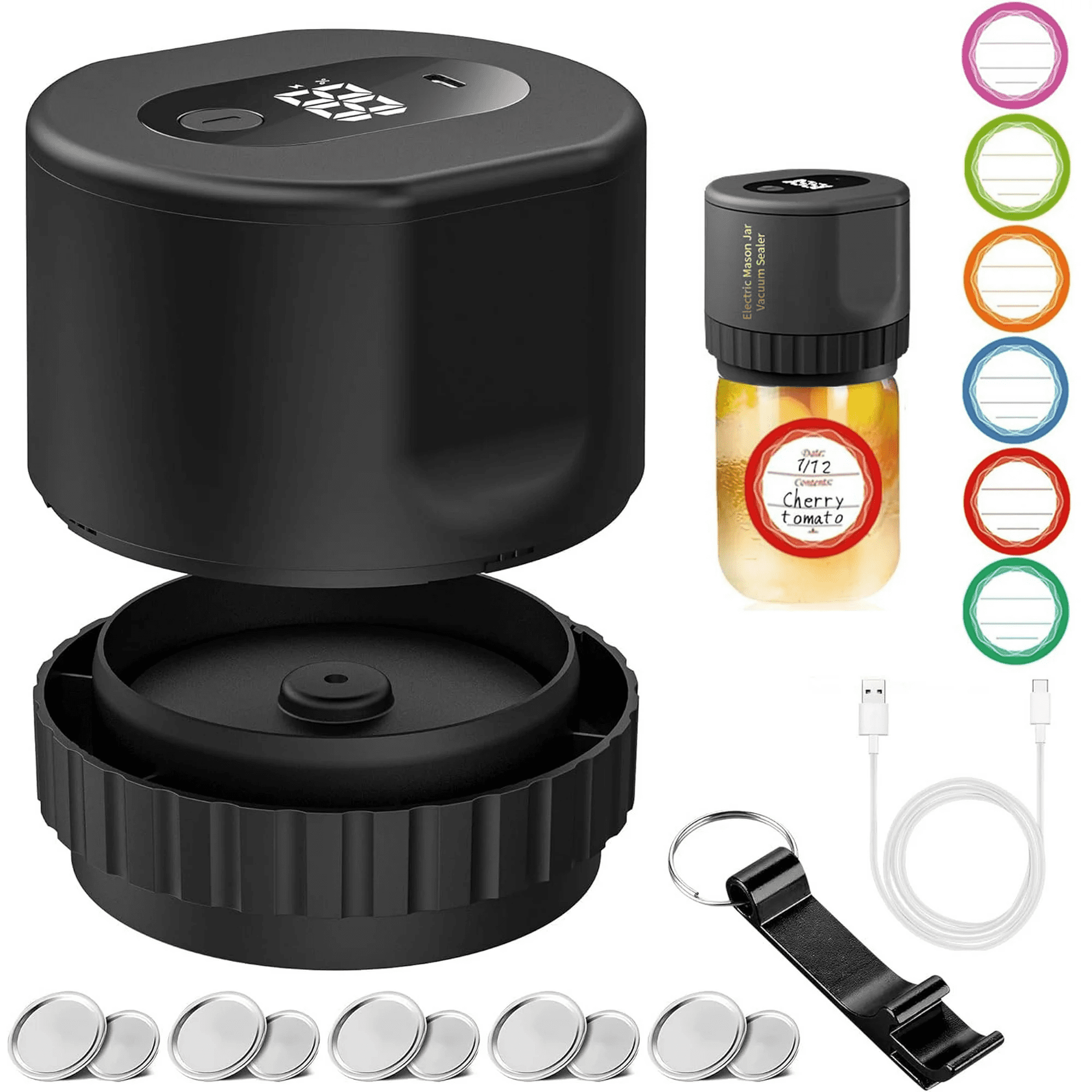 Electric Vacuum Mason Jar Sealer Jar Vacuum Sealer for Canning Jars