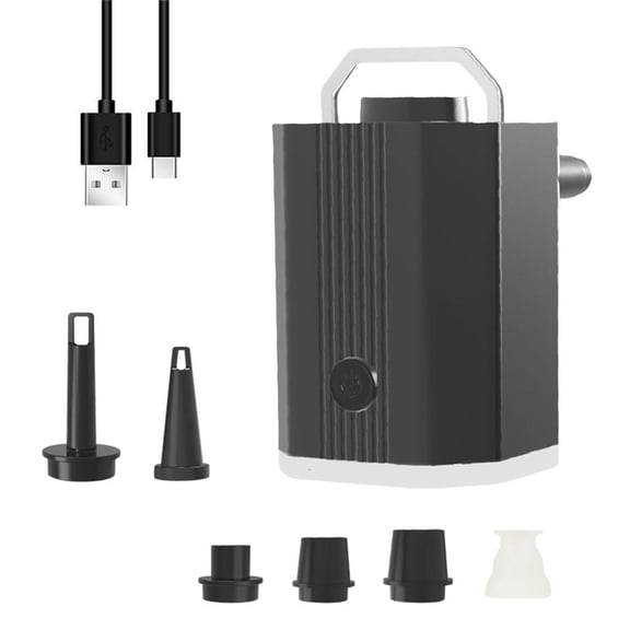 Electric Vacuum Pump Portable Cordless Air Pumps for Compression Clothing Luggage Small Travel Electric Pump with Light