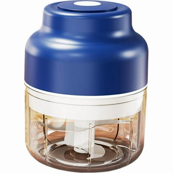 Electric Vegetable Chopper, Mini Rechargable USB Blender to Vegetable Portable Food Processor Onion Mincer, Cordless Meat Grinder for Vegetable, Compact Food Processor for Ginger Chili