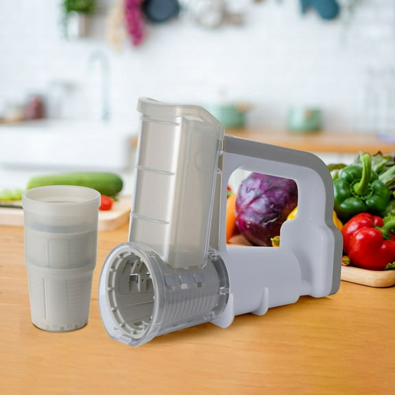 Electric Vegetable Chopper, Multi-Functional Electric Vegetable Cutter Drum Cheese Slicing Shredding, Vegetable Slicer Food Processor, Veggie Food Cutter, Vegetable Cutter Shaved Ice Kitchen Gadget