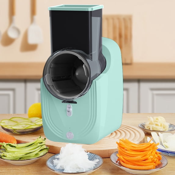 Electric Vegetable Cutter EDHITNR Multi Functional Whirlwind Slicer with Stainless Steel Blades Charging Model