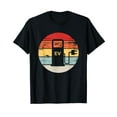thumbnail image 1 of Electric Vehicle Charging Station Retro Sunset Graphic T-Shirt, 1 of 5