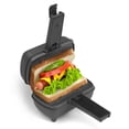 thumbnail image 1 of Electric Waffle Makers Compact Mini Sandwich Maker With Removable Plates, 1 of 8
