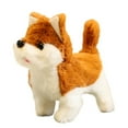 thumbnail image 1 of Electric Walking Barking Plush Toy Realistic Pet Simulation Stuffed Animal Sound Motion Interactive 7.09x6.3x3.15 inch, 1 of 2