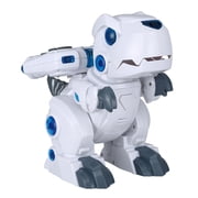 Electric Walking Dinosaur Toys w Remote Control, LED Lights and Realistic Sounds
