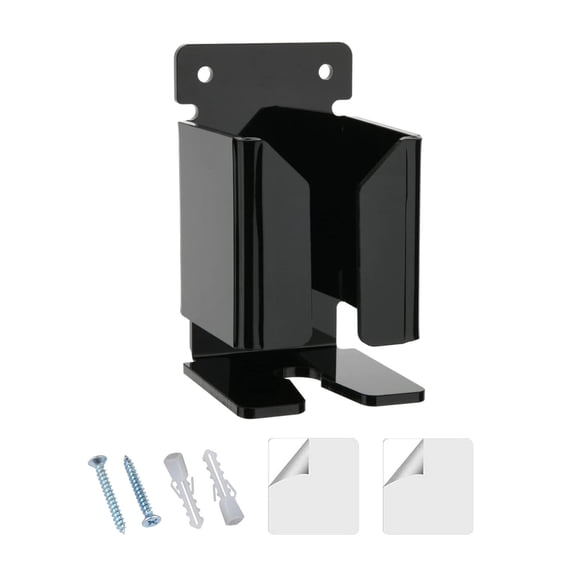 Electric Wall Holder Stand Hanger Utility for Men Durable Lightweight Rack Acrylic Holder for Bathroom Black