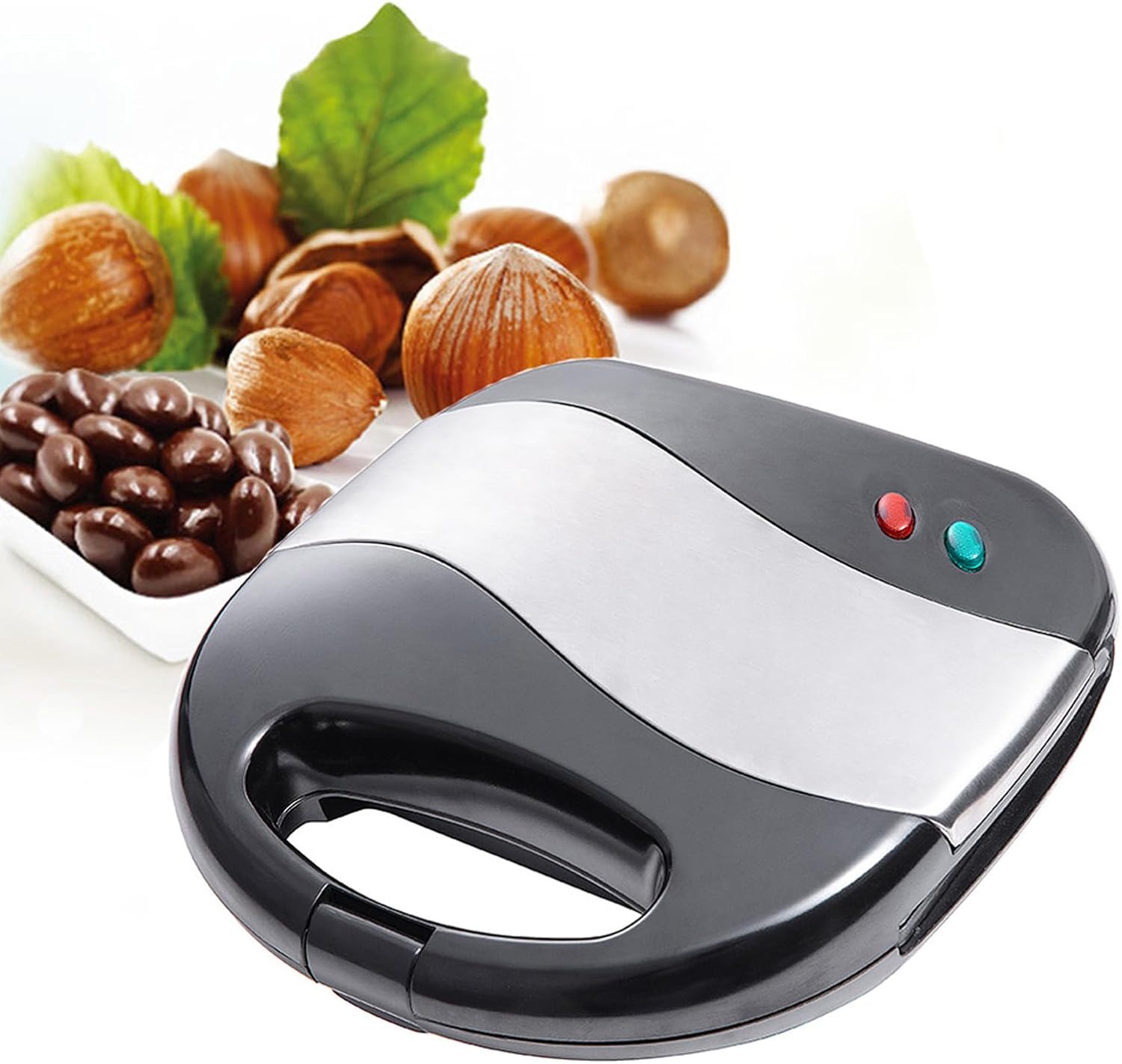 Electric Walnut Cake Maker Non Stick Automatic Mini Nut Waffle Bread Machine for Home Cooking Breakfast