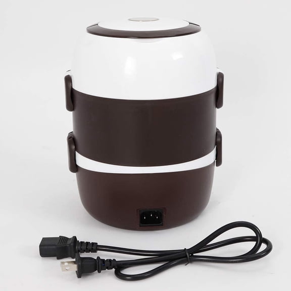 Electric Warmer Lunch Box Food Heater, 3 Layers Portable Lunch Containers Warming Bento Rice Cooker Office Lunch Containers Warming Home Heated Lunch Box Steamer