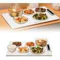 Electric Warming Tray with Adjustable Temperature,Foldable Food Warmer