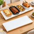 Electrical Cooking Mat Electric Warming Tray White Long 32