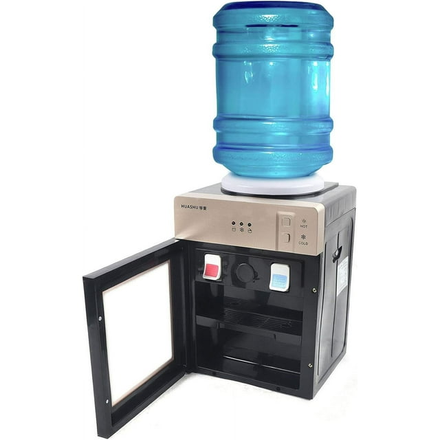 Electric Water Cooler Dispenser, 110V Countertop Hot and Cold Water