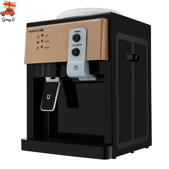 Electric Water Dispenser with Rapid Heating & Cooling Function, 550W Heating & 75W Cooling, One-Key Start, Auto Temperature Control, Ideal for Office, Home, and Desk Use