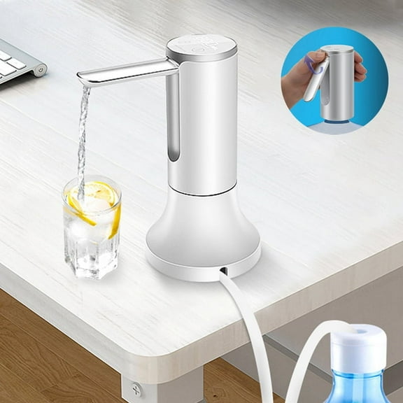Electric Water Gallon Pump Foldable Automatic Dispenser Rechargeable Desktop Smart Drinking