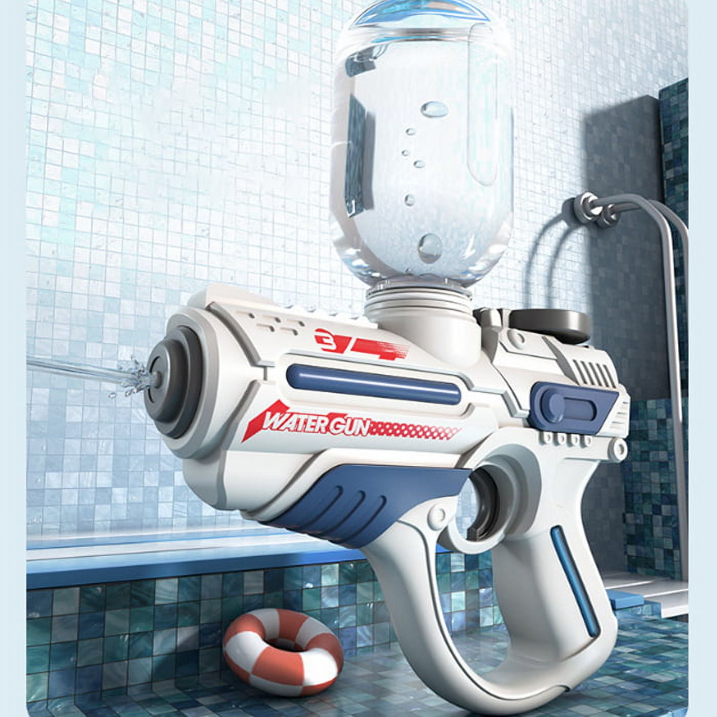 Electric Water Gun 200ml Up to 32 FT Range Automatic Squirt Guns Water