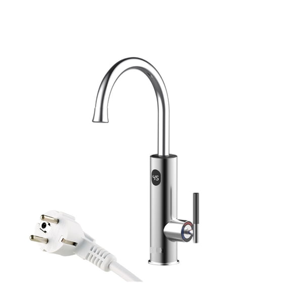 Electric Water Heater 2 in 1 Kitchen Faucet Tankless Water Heating Tap Electric Geyser Flowing Heated Mixer ,Easy Installation