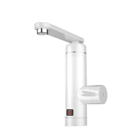 Electric Water Heater Hot Water Faucet Instant Heating Faucet Tankless Water Tap LED Display Fast Heating Under Type