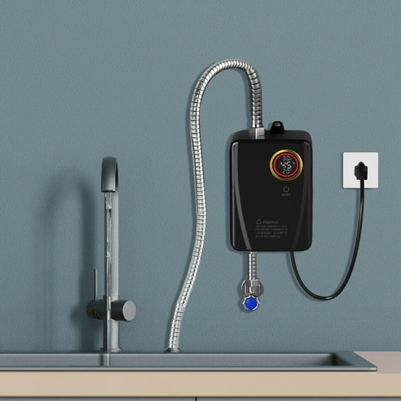 Electric Water Heater, Hot Water Heater, Instant Hot Water Heater 304 Stainless Steel Inner Liner 3000W 68-122F°