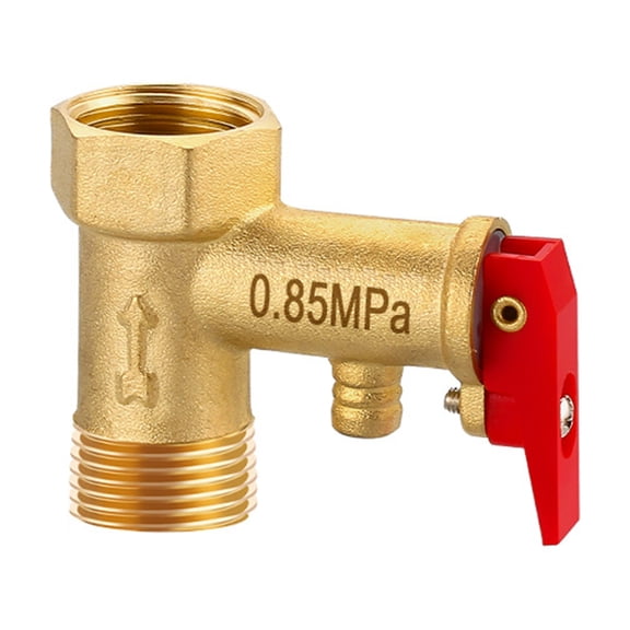 Electric Water Heater Relief Valves Pressure Regulator Brass Pressure Reducing Relief Valves for Leak Prevention