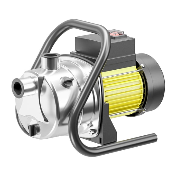 Electric Water Transfer Pump 110V Garden Booster 1.6HP 1600GPH for Shallow Well, Pools, Irrigation, Lawn Sprinkler System
