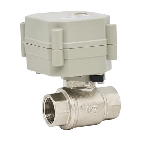Electric Water Valves SS304 DN15 1/2" TF15-S2-C Motorized Valves Metal Gears, IP67 Long Using Life