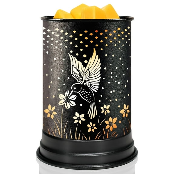 Electric Wax Melt Warmer, Orinx Metal Wax Warmer, Scented Candle Wax Burner for Spa Home Office Bedroom Christmas Day Birthday