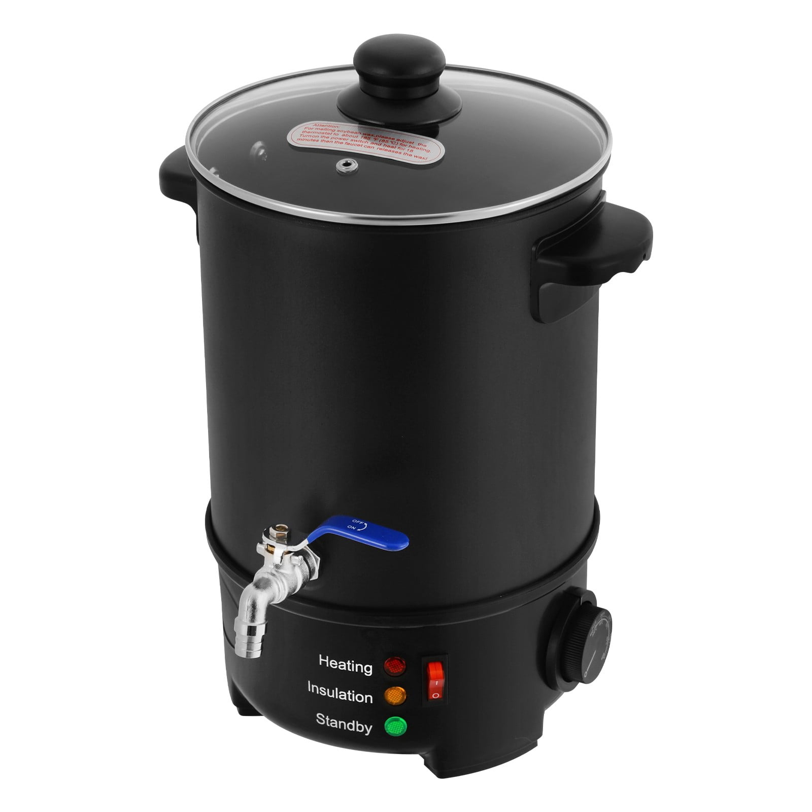 Electric Wax Melter with Temperature Control, Wax Melter, Electric Wax Melting Pot, for Soy Wax, Beeswax, Paraffin Wax, Coconut Wax, and Ice Wax, for Beauty Salons, Handicraft Workshops, and More