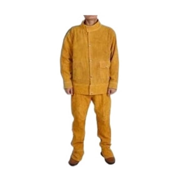 Electric Welding Suit Work Clothes Special Protective Clothing Anti Scalding Leather Safety Welding Suits Welder Uniform ,Easy to Operate