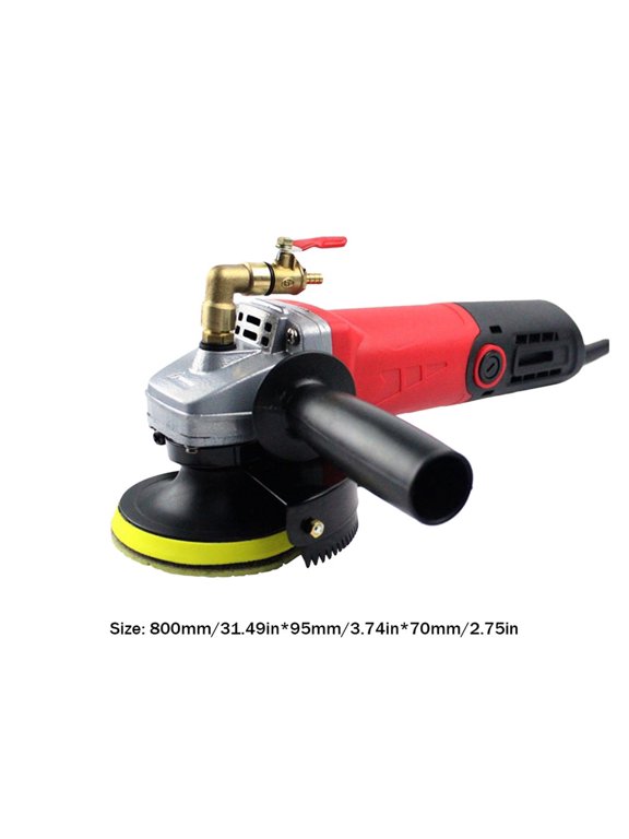 Electric Wet Stone Polisher Grinder Sander Buffing Machine Variable Speed Water Mill For Marble Granite Finish Polishing