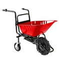 thumbnail image 1 of Electric Wheelbarrow Cart 24V 250W Brushless Motor Powered Cart 330LBS (150KG) Capacity 2.6 Cu.Ft Load 12V 12Ah Batteries, 1 of 9