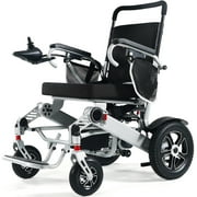 Electric Wheelchair for Adults, 30 Miles Long Range, 500W Powerful Motor, All-Terrain Foldable Wheelchair, Portable and Compact with Dual Batteries, Airline Approved for Seniors and Travel