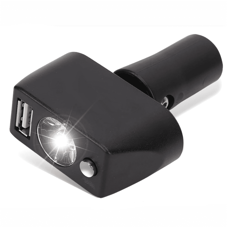 Electric Wheelchair Light LED Night Light High Brightness with USB Charging Port for Improved Nighttime Visibility