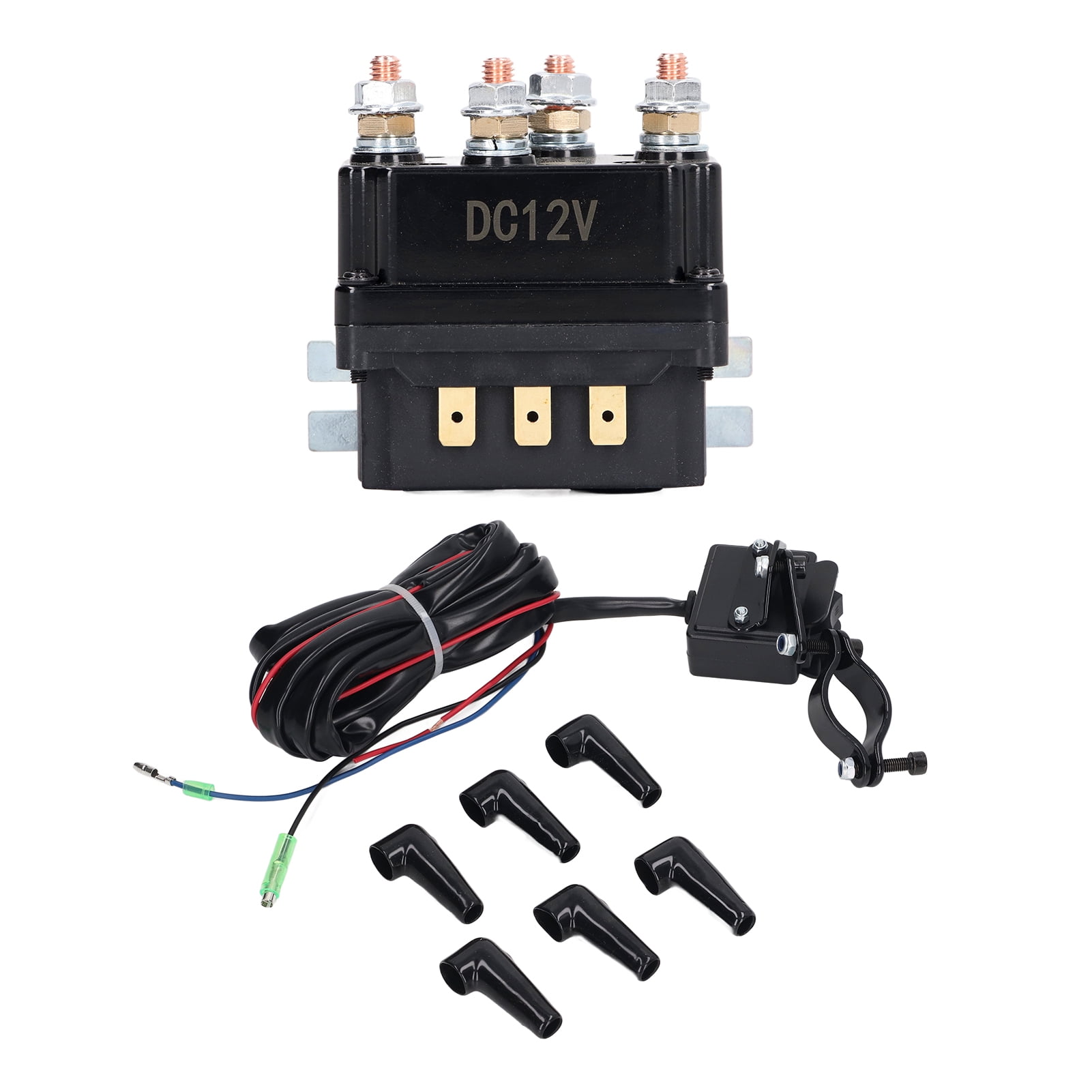 Electric Winch Relay 250A Brass Coil Stable Performance Winch Solenoid