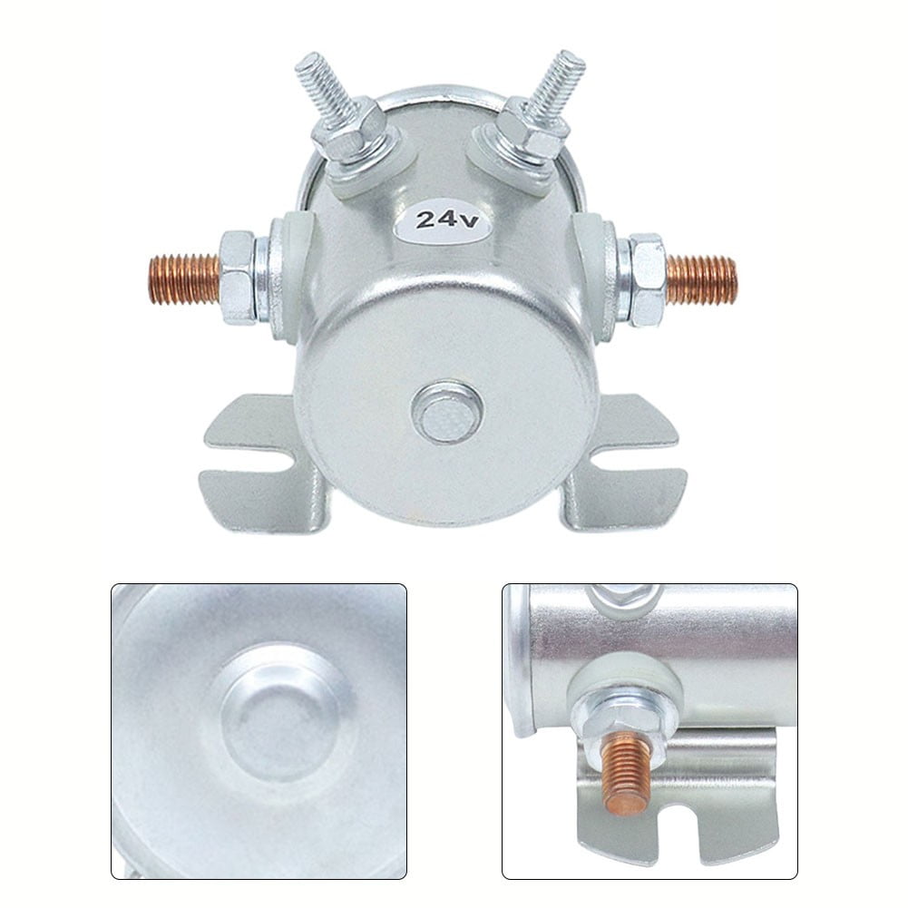 Electric Winch Solenoid Start Relay 12/24V DC 4 Terminals For Forklift