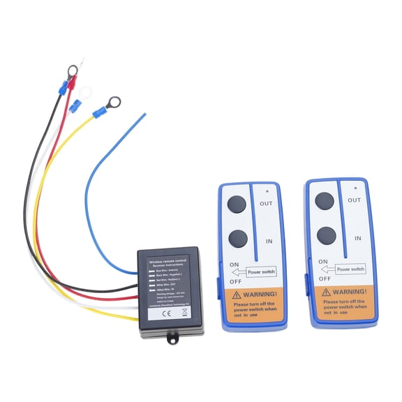 Electric Winch Wireless Remote Control for Trucks ATVs Boats Camping Boating Easy Operations of Anchors Garage Door