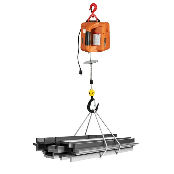 Electric Winch with 3-in-1 Control Method (Manual, Wired, Remote), 440 lbs Load Capacity, 360 Rotating Safety Hooks