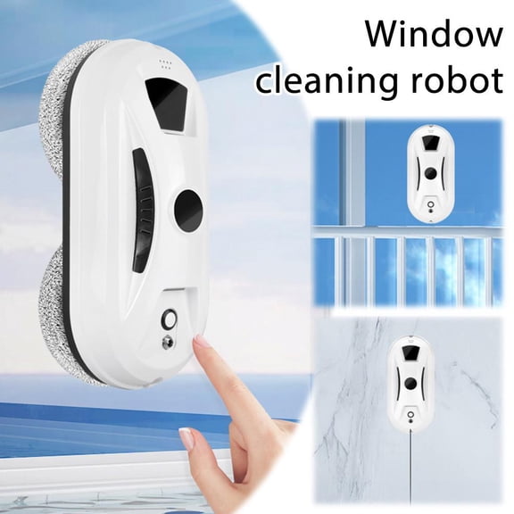 Electric Window Cleaning Robot, Strong Suction Glass Vacuum Robot with Remote Control, for Indoor/Outdoor Windows and Mirrors