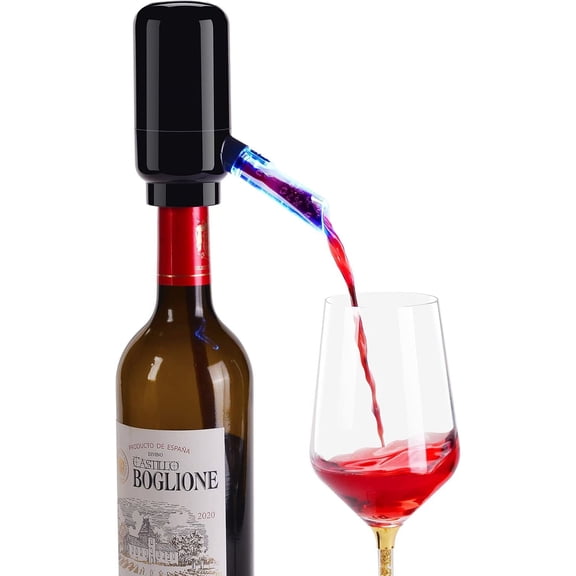 Electric Wine Aerator Pourer,Portable One-Button Wine Dispenser Machine and Wine Decanter Multi-Smart Automatic Filter Wine Pourer for Red Wine,Best Wine Gifts for Women and Wine Lovers