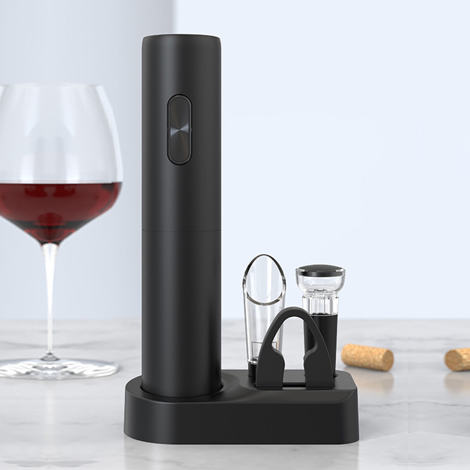 Electronic Bottle Opener Qier Plastic USB Rechargeable Wine Electric Electronic Bottle Opener