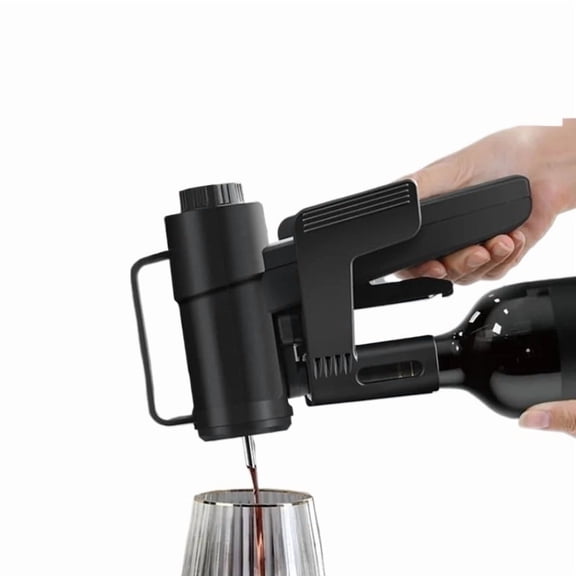Electric Wine Decanters Set with Vacuum Wine Opener - Easy To Use Aerator and Poure for Drinking