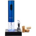 thumbnail image 1 of Electric Wine Opener, Automatic Bottle Corkscrew Opener with Foil Cutter, Rechargeable (Champagne Gold), 1 of 9