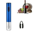 thumbnail image 1 of Electric Wine Opener, Automatic Electric Wine Bottle Corkscrew Opener with Foil Cutter,Power by Battery(Stainless Steel), 1 of 6