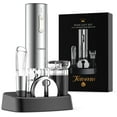 thumbnail image 1 of Electric Wine Opener Set 6-in-1 Automatic Electric Wine Bottle Opener Rechargeable Wine Gift Set TOMEEM, 1 of 8