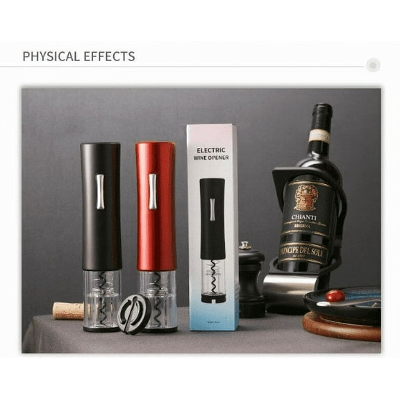 Electric Wine Opener with Foil Wine Cutter, 4 AA Batteries Automatic Operated